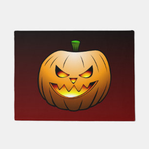 Paillasson Éffrayant Citrouille Halloween
