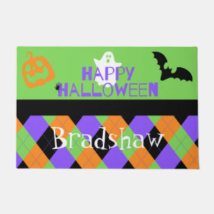 Paillasson Éffrayant Happy Halloween Jacquard
