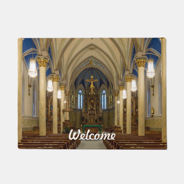 Paillasson Église catholique JC de St Peter (Devant)