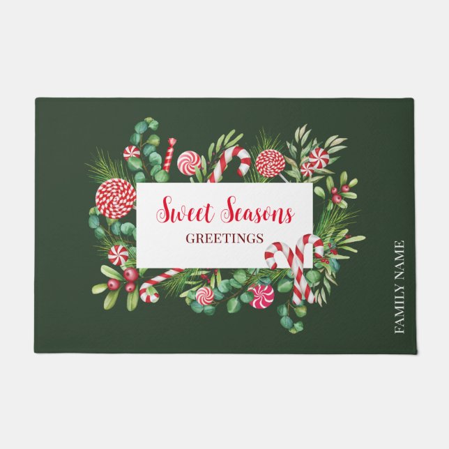 Paillasson Élégance menthe poivrée (Devant)