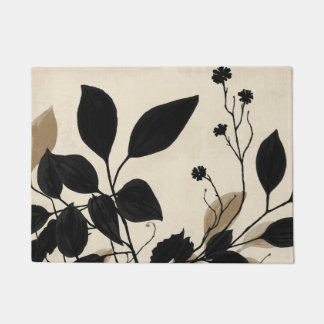 Paillasson Elegant Botanical Leaf Area Rug