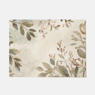 Paillasson Elegant Botanical Leaf Area Rug