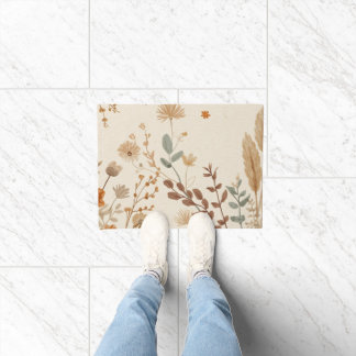 Paillasson Elegant Botanical Wildflower Area Rug