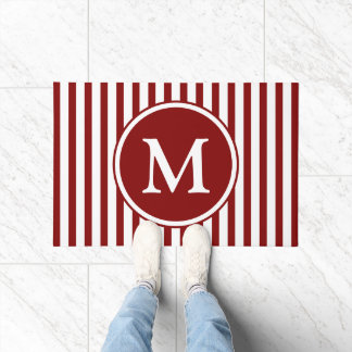 Paillasson Élégant Monogramme Bourgogne