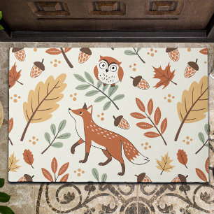Paillasson Élégant Motif d'automne scandinave