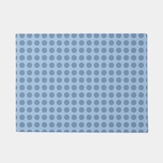 Paillasson Elégant professionnel pastel bleu uni couleur (Devant)