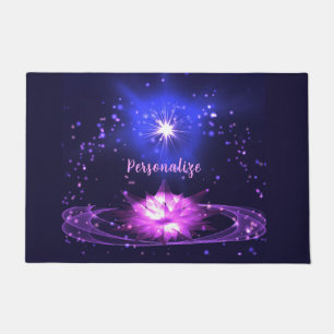 Paillasson Elégante Fleur de cristal de lotus de cristal de z