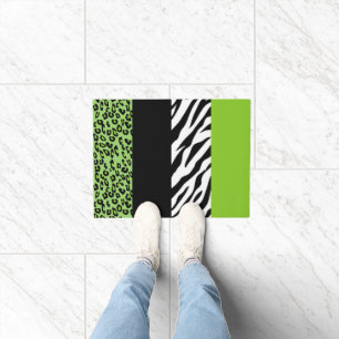 Paillasson Empreinte de léopard, Zebra Print, Poster de anima