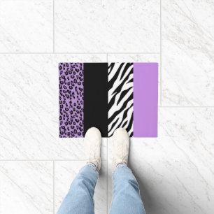 Paillasson Empreinte de léopard, Zebra Print, Poster de anima