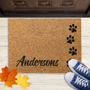 Paillasson Empreinte de patte de chiens - Set de table de fou