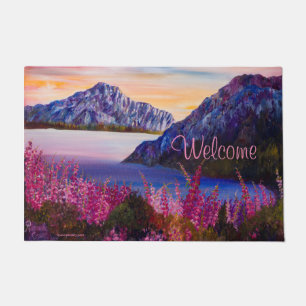 Paillasson en coton de l'Alaska Candy Mountain