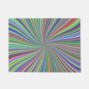 Paillasson Énergétique Colorful Ribbon Sunburst