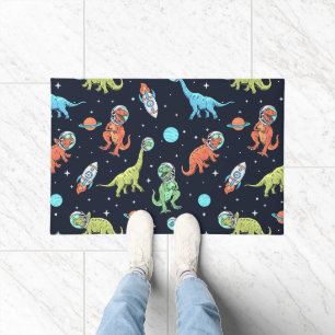 Paillasson Enfants Dinosaur Astronaut Motif