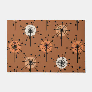Paillasson Ere atomique Spoutnik Starburst Fleurs brûlées Ora