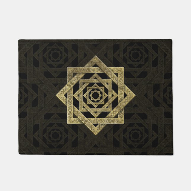 Paillasson Étoile d'or de Lakshmi - Ashthalakshmi (Devant)