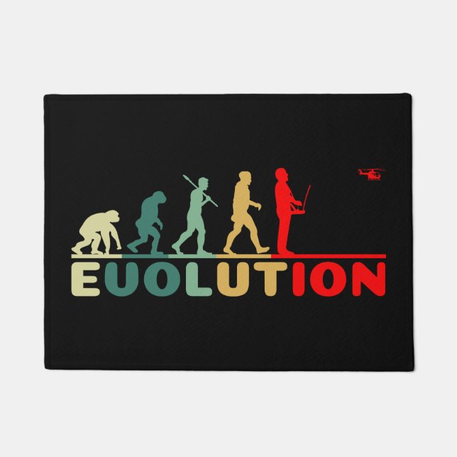 Paillasson Évolution du vol à distance de commande d'hélicopt (Devant)