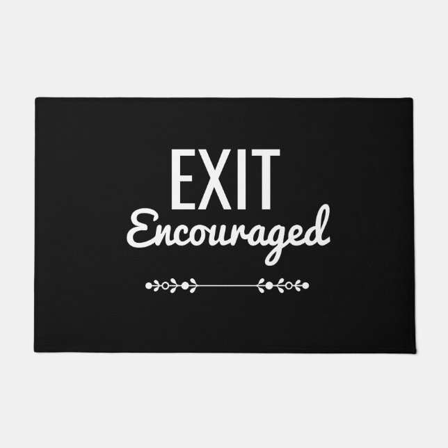 Paillasson Exit Encouraged Door Mat (Devant)