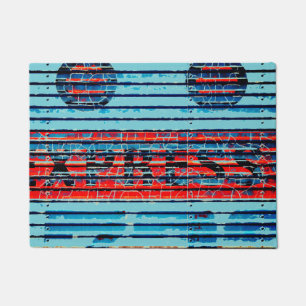 Paillasson "Express" - Peinture à Peeling rustique