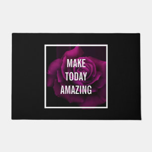 Paillasson Faites aujourd'hui Extraordinaire Purple Rose Insp