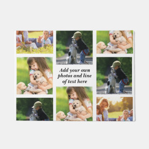 Paillasson Faites votre propre collage photo et texte