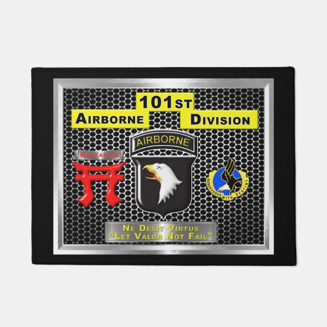 Paillasson Fantastique cadeau de la 101e division aéroportée (Devant)