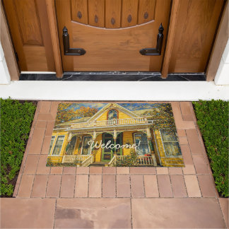 Paillasson Fantasy Yellow Victorian House
