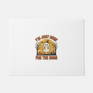 Paillasson Fantôme drôle d'Halloween ici pour les huées Vinta