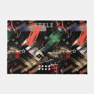 Paillasson Fashionable abstract grunge