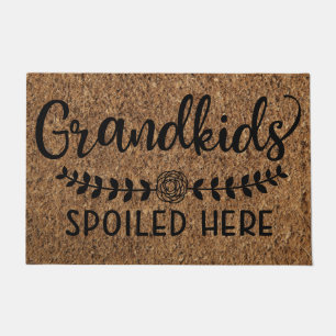 Paillasson Faux Coir Grandkids Spotés Ici mignon