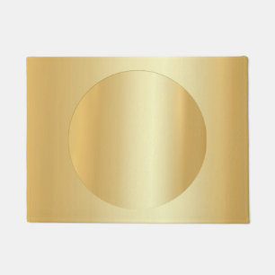 Paillasson Faux Gold Moderne Personnalisé Modèle Glamor