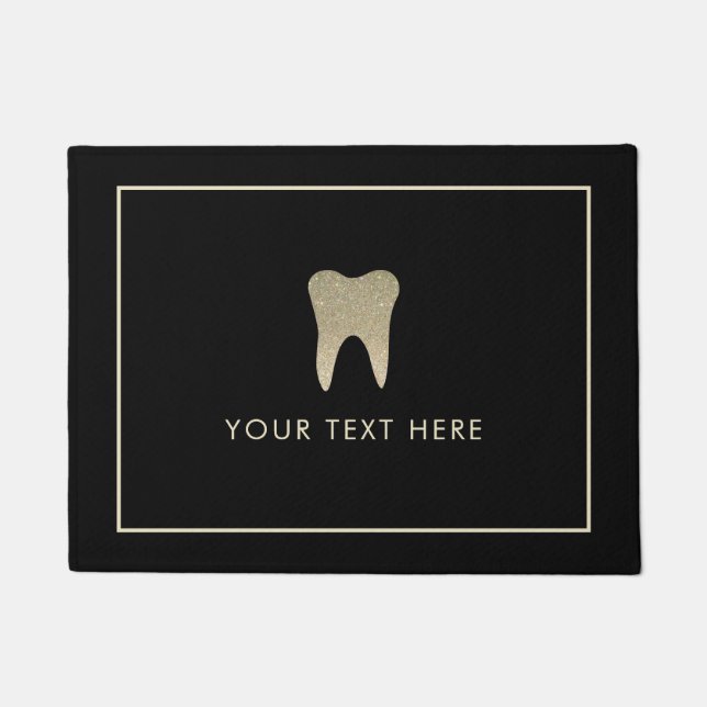 Paillasson Faux Parties scintillant Dentist Doormat (Devant)
