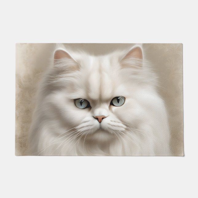 Paillasson Féline de chat persan Élégant (Devant)