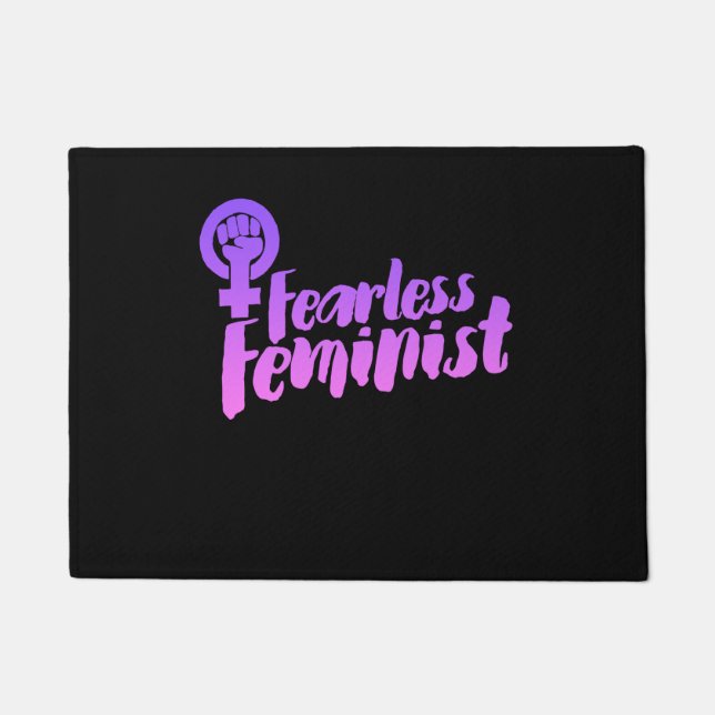 Paillasson Feministe sans peur (Devant)