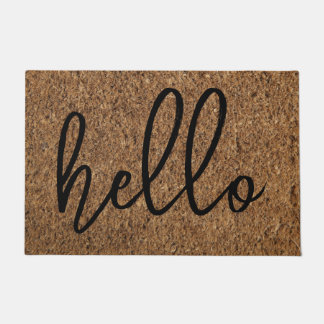 Paillasson Ferme moderne Bonjour Faux Coir Bienvenue