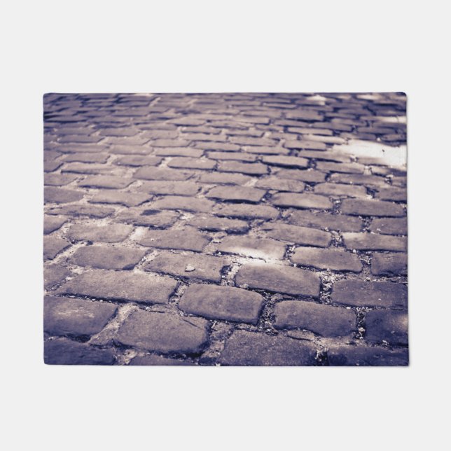 Paillasson Fermer La Rue De Cobblestone (Devant)