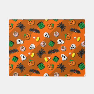 Paillasson Fête des Candies Éffrayantes d'Halloween