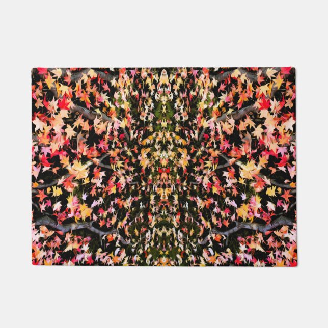 Paillasson Feuille d'érable aux couleurs vives (Devant)