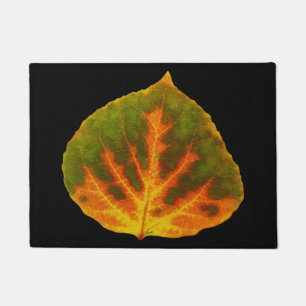 Paillasson Feuille vert orange et jaune d'Aspen #1