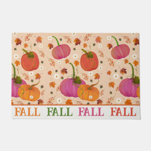 Paillasson Feuilles d'automne des Citrouilles fantaisistes