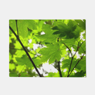 Paillasson Feuilles d'érable avec Raindrops