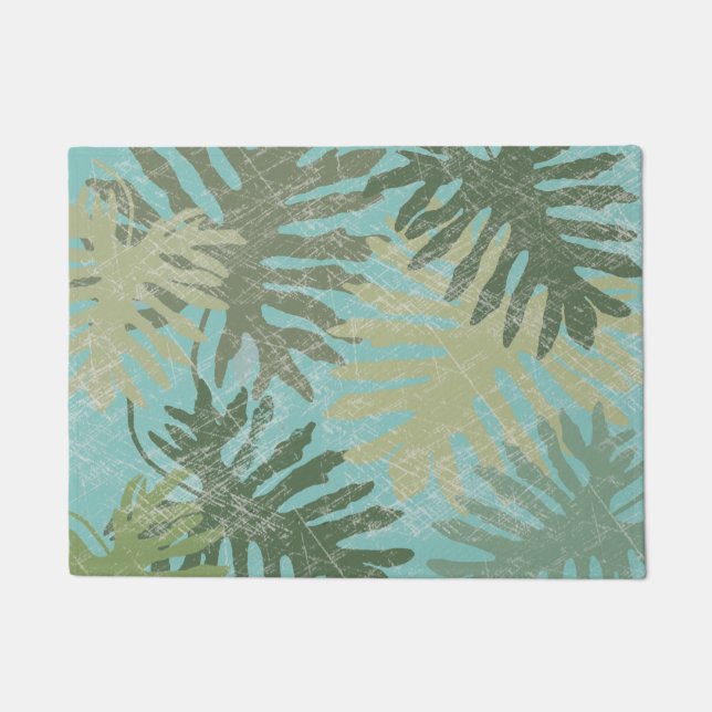 Paillasson Feuilles tropicaux défraîchis (Devant)