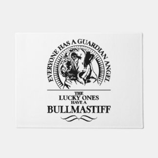 Paillasson Fier Bullmastiff Guardian Angel chien citation