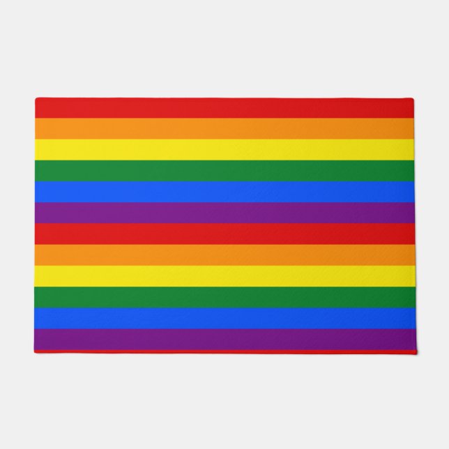 Paillasson Fierté arc-en-ciel (Devant)