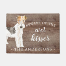 Fil Haired Fox Terrier.Chien Porte personnalisée M