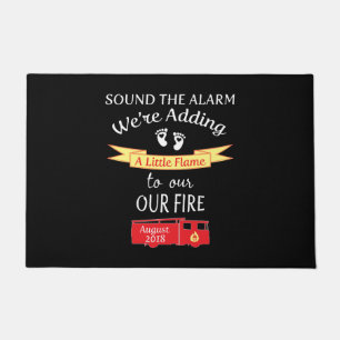 Paillasson Firefighter Pregnancy Announcement August 2