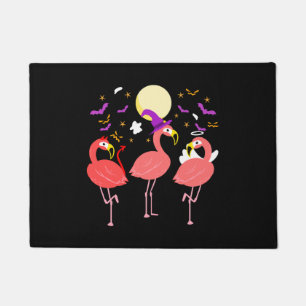 Paillasson Flamant rose Halloween