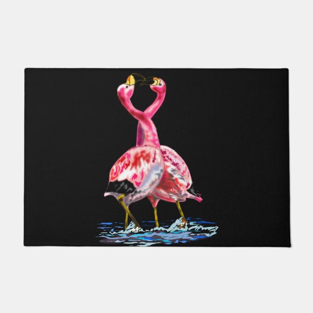 Paillasson Flamant rose Tango (Devant)