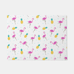 Paillasson Flamants roses au néon 2