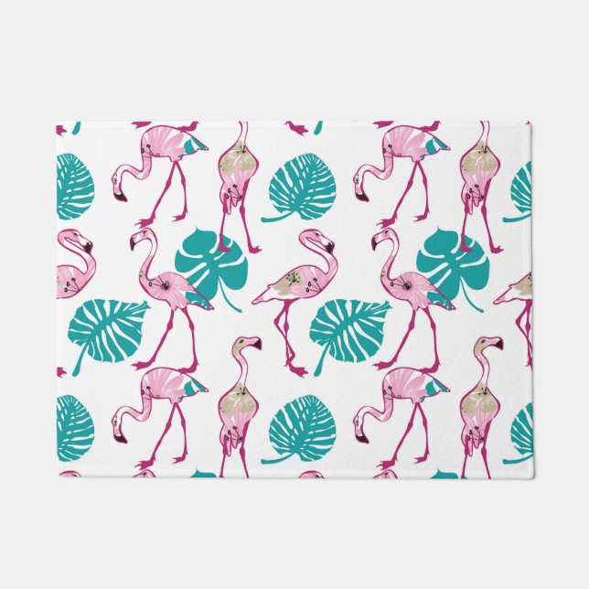 Paillasson Flamants roses roses (Devant)