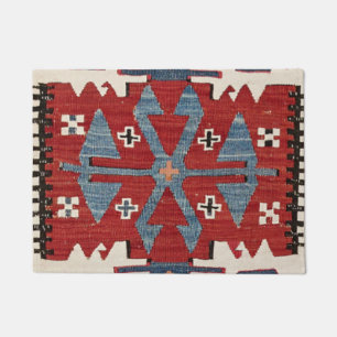 Paillasson Flèche en Diamant Bleu Konya II Red Cowboy 